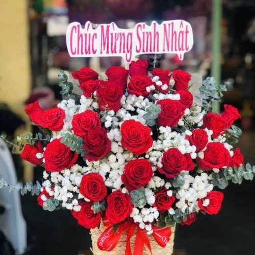 hoa tươi sa đéc Hoa giỏ  #HG02