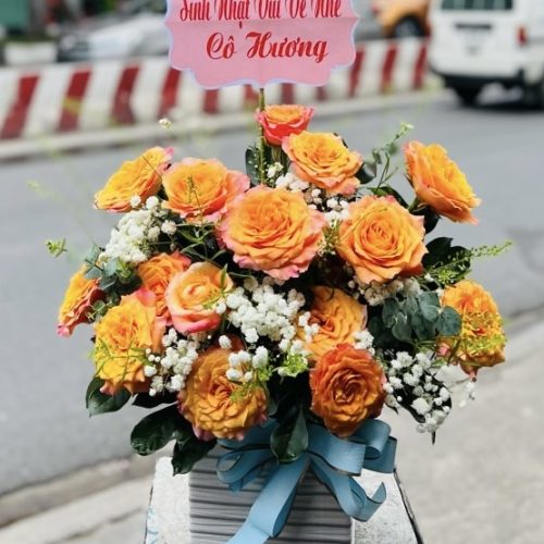 hoa tươi sa đéc Hoa giỏ  #HG09