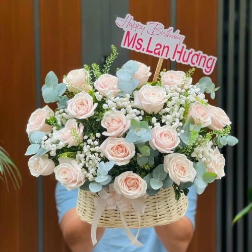 hoa tươi sa đéc Hoa giỏ  #HG07