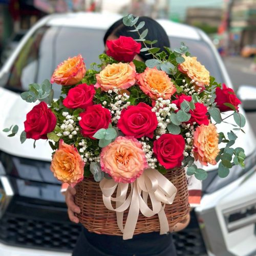 hoa tươi sa đéc Hoa giỏ  #HG06