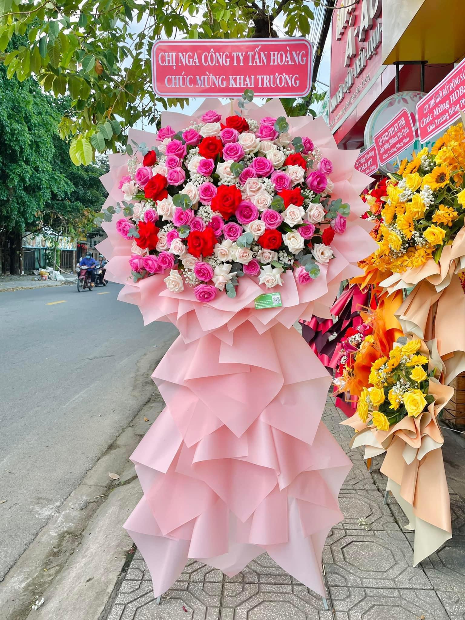 Hoa chúc mừng khai trương