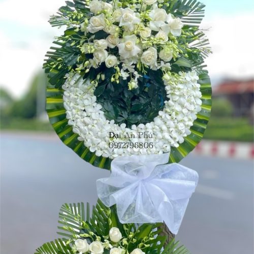 Hoa tươi sa đéc,hoa chia buồn, hoa đám tang #HCB22