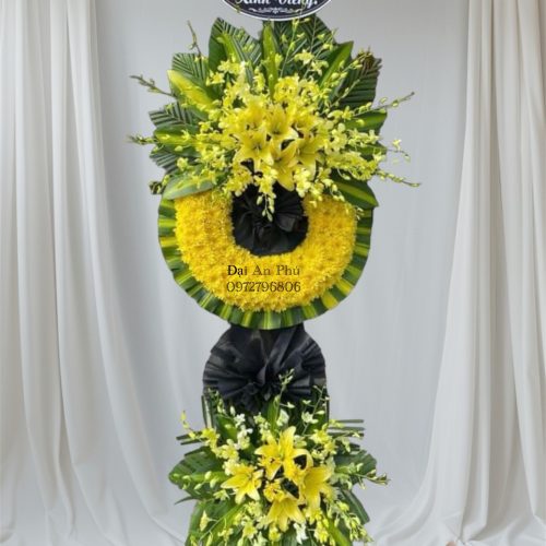 Hoa tươi sa đéc,hoa chia buồn, hoa đám tang #HCB24